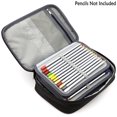 thumbnail image 2 of High Capacity Zipper Pens Pencil Case- Multi-Functional Stationery Pencil Pouch 72 Slots Colored Pencil Case Portable Pencil Bags with 2 Removable Sleeves, 2 of 7