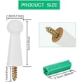 thumbnail image 2 of Percheros de madera con pintura de colores para hacer tú mismo, percheros de madera sin terminar para personalizar, material de madera de abedul que ofrece resistencia y flexibilidad (8 piezas), 2 of 5