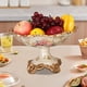 thumbnail image 1 of Frutero con pedestal, plato de frutas, soporte de exhibición de postres, plato de aperitivos, cuenco con pie para mesa de comedor, sala de estar,, 1 of 8