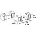 thumbnail image 3 of ShelterLogic LumberRack Black Firewood Rack Bracket Kit, 3 of 5