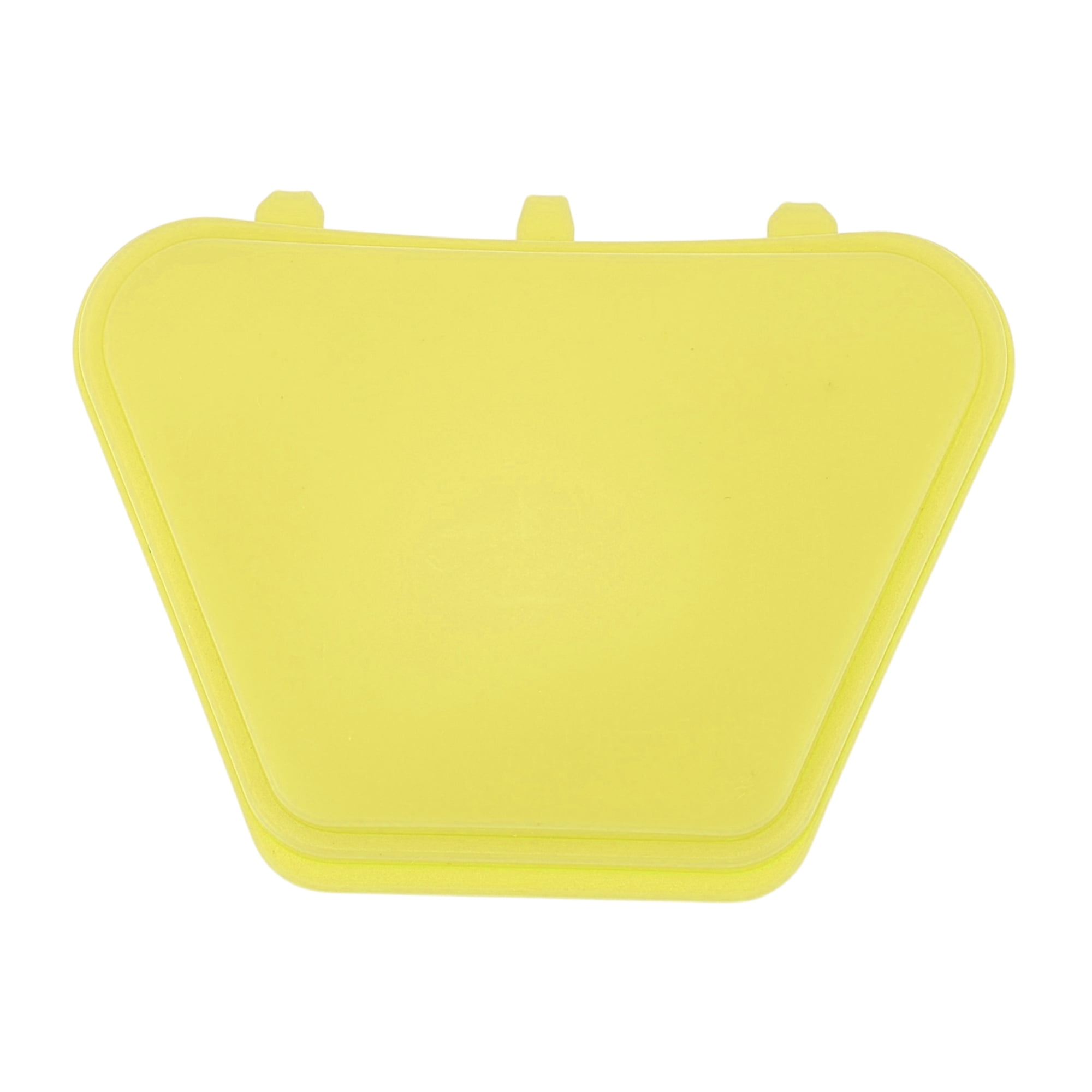 Unique Bargains Portable Trapezoidal Retainer Case Braces Box 1 Pc Yellow