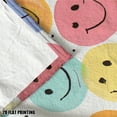 thumbnail image 7 of 1 Piece Super Soft Happy Smiling Face Flannel Blanket Relax All Year Round Winter, Office Decoration Happy Design, 7 of 7