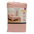 thumbnail image 1 of Juego de Edredón con Sábanas Mainstays 7 Piezas Tamaño Matrimonial y Diseño Liso Color Rosa, 1 of 4