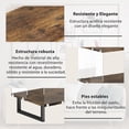 thumbnail image 3 of 4 Niveles Moderna Pantalla 360° con Placa Decorativa Acrílica, Librero de Hogar para Sala, Estant Organizador, Buros para Recamara, Muebles de Dormitorio, Rústico, 3 of 9