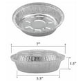 thumbnail image 2 of 7-Inch Round Foil Pans with Plastic Dome Lids, Disposable Aluminum Tin for Roasting, Baking, or Cooking, 50-Pack, 2 of 6
