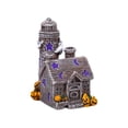 thumbnail image 3 of 2026 New Halloween Wooden House Tabletop Decor, Tabletop Resin Pumpkin Cottage Home Ornaments, Indoor Halloween Home Fall Ornaments for Porch and Indoor Home Office Desk Decor, 3 of 10