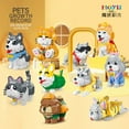 thumbnail image 3 of 953PCS Postman Chow Chow Cute Animal Micro Building Block Kit, Building Block Toys for Adults, Boys and Girls, Children's Party Gifts, Birthday Gifts, Carnival Prizes, 3 of 8