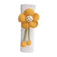 thumbnail image 4 of Seat Belt Cover Soft Seat Belt Protective Cover for Automotive Vehicles Orange Flower, 4 of 9