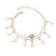 thumbnail image 1 of Pulsera de playa, tobillera para mujer, cadena de oro para tobillo, 1 of 4