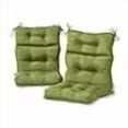 thumbnail image 3 of greendale Home Fashions Coussin de Chaise Extérieur 44 x 22 Pouces Dossier Haut, Ensemble de 2, Genévrier 2 Unités, 3 of 4