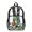 Camouflage Dinosaur, variant on Galaxy Narwhal Art See Through Bookbag Side Pockets Spacious Daypack with Heavy Duty Polyester & PVC, Kindergarten Clear Backpack for Boys Girls