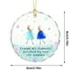 thumbnail image 2 of 7.5-Foot Colorful Striped Christmas Tree Garland with Wool-Like Texture for Indoor Holiday Decor, 2 of 8