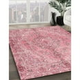 thumbnail image 3 of Ahgly Company Machine Washable Indoor Rectangle Traditional Dark Pink Area Rugs, 9' x 12', 3 of 7