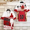 thumbnail image 1 of Camiseta SLAM DUNK de manga corta conjunta para hombres y mujeres, camiseta grande de verano Sakuragi Blossom Road, camisetas deportivas de baloncesto para niños 2025, 1 of 5