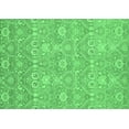 thumbnail image 1 of Ahgly Company Indoor Rectangle Oriental Emerald Green Modern Area Rugs, 4' x 6', 1 of 4
