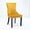 Golden, variant on PORKISS Upholstered Dining Chairs Set of 2, Armless Side Chairs with Backstitching Nailhead Trim and Solid Wood Legs, Modern Velvet High Back Chairs, Golden