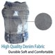 thumbnail image 5 of Chaqueta vaquera para perros, camiseta vaquera azul para cachorros, ropa para perros lavable a máquina, ropa cómoda y fresca -, 5 of 5