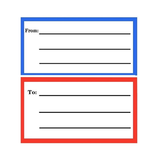 HLONK 50/100/240 Sheets from/to Address Mailing Labels Mailing Labels Stickers Return Postage Address Labels for Package Home