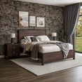 thumbnail image 4 of Standard Baja Solid Wood Bed - Queen Size - Walnut Finish, 4 of 8