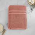 thumbnail image 2 of Mainstays Performance Cotton Bath Sheet, Oversized Super Soft Quick Dry Fade Resistant, Solid Teracotta, 2 of 8
