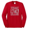 thumbnail image 2 of Straight Outta Colorado COL Fan | Fantasy Baseball Fans | Mens Sports Long Sleeve T-Shirt, Red, Medium, 2 of 4