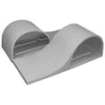 thumbnail image 6 of Japi Pottery Linea Plastic Wall Planter in Silver (Set of 2), 6 of 9