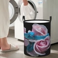 thumbnail image 4 of Cauagu Blue Lipped Pit Viper And Three Pink Roses for Laundry Basket,Collapsible Organizer Basket for Storage Bin Toy Bins Gift Baskets Bedroom Clothes Children Nursery Hamper -Small, 4 of 7