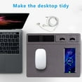 thumbnail image 3 of Wireless Charging Gaming Mouse Pad Extended Mouse Mat Anti Fray Stitching & Non Slip Grip Wireless Charger Compatible with Qi Enabled Phones & Devices, 3 of 8