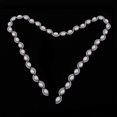 thumbnail image 4 of AMLESO 1 Yard Crystal Rhinestone Close Chain White Imitation Pearls Chain ming, 4 of 8