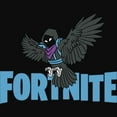thumbnail image 2 of Junior's Fortnite Raven Logo  Racerback Tank Top Black 2X Large, 2 of 5