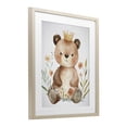 thumbnail image 3 of Stupell Industries Whimsical Crowned Baby Bear Birch Framed Print Under Glass design by Ramona Murdock, 21 x 17, 3 of 10