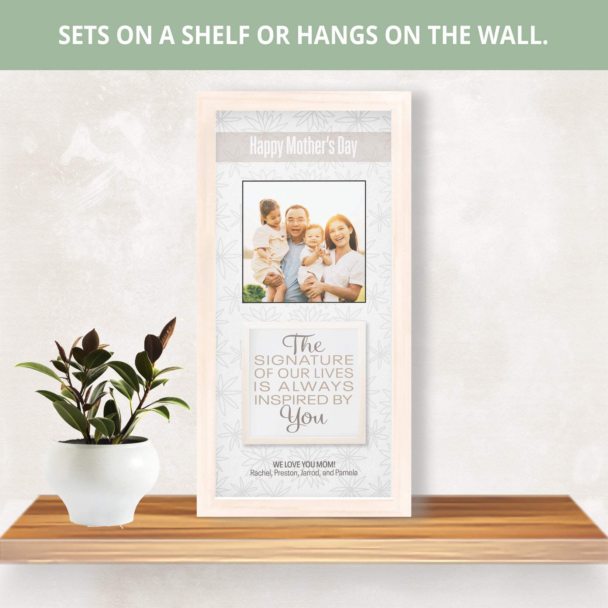 Mother's Day Birthday Personalized Print or Framed Print | Inspired By You - Photo