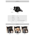 thumbnail image 4 of Cute Elephant Cartoon Crossbody Bag for Women, Stylish Niche PU Shoulder Bag - Zipper Closure Trendy Street Fashion Bag for Daily Matching (Black/Beige/Gray), 4 of 4
