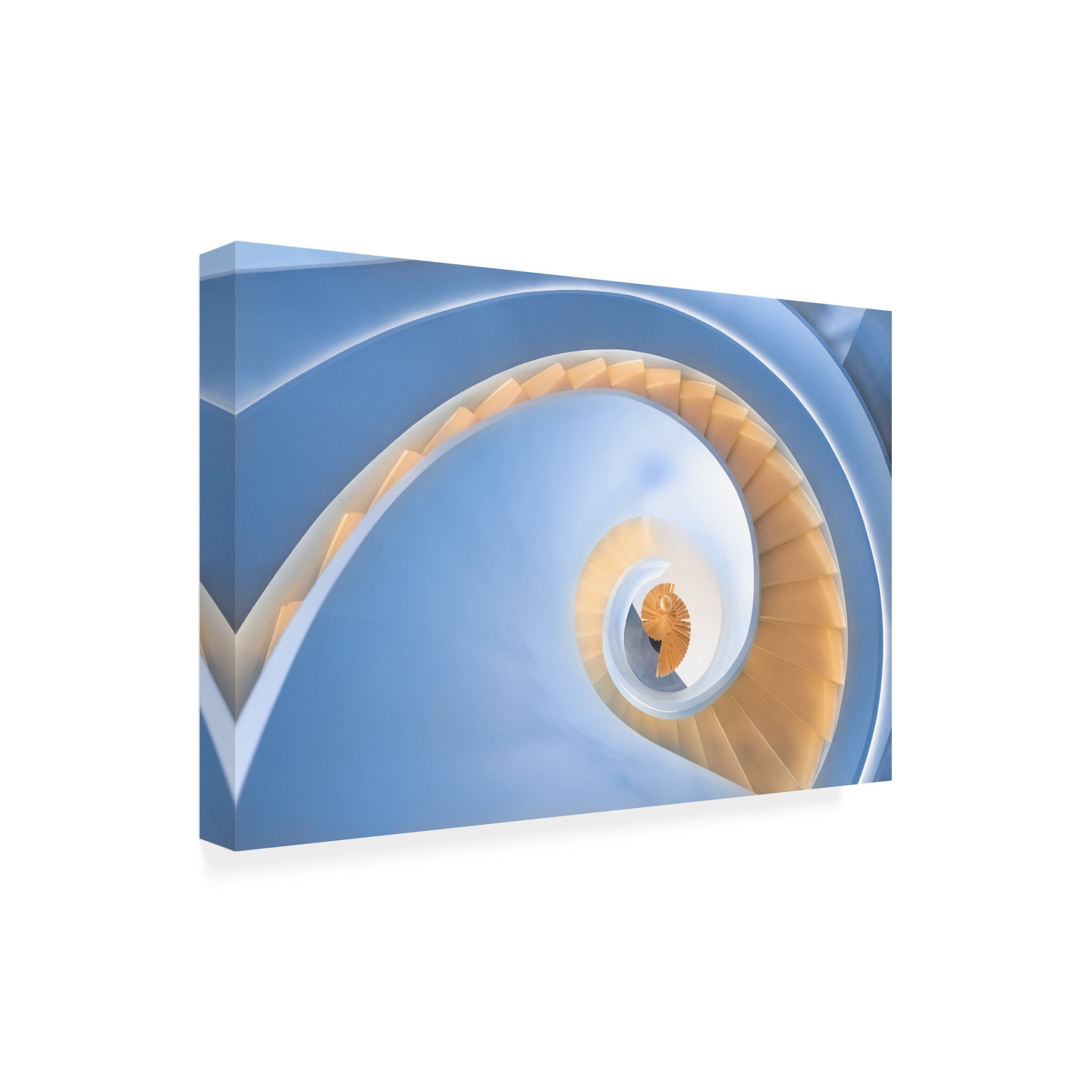 Trademark Fine Art Peiyin Wang Spiral Stairs Canvas Wall Art