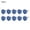 A002- Blue, variant on Face Mask Disposable 4 Layer Non Woven 10 Pack Khaki for Adult Daily Outdoor Use