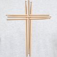 thumbnail image 3 of CafePress - Cross Drumsticks T Shirt - Men's Classic Graphic T-Shirt, 3 of 4