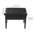 thumbnail image 3 of Graflsoa Banc Piano Premium Ajustable avec Compartiment de Rangement, Noir, Design Compact pour Usage Solo, 3 of 7