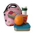 thumbnail image 4 of ALLYDREW Insulated Neoprene Lunch Bag Zipper Lunch Box Tote Baby Bottle Bag, Happy Pug, 4 of 6