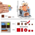 thumbnail image 7 of HI-REEKE Architecture Mini Building Block Set Vanilla Milk Tea Shop Building Toy Multi Color, 7 of 7