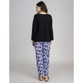 thumbnail image 4 of Moomaya 2-Piece Cotton Jersey Nightwear Set | Women's Long Sleeve Top & Jogger Pajama | Soft & Breathable Sleepwear, 4 of 8