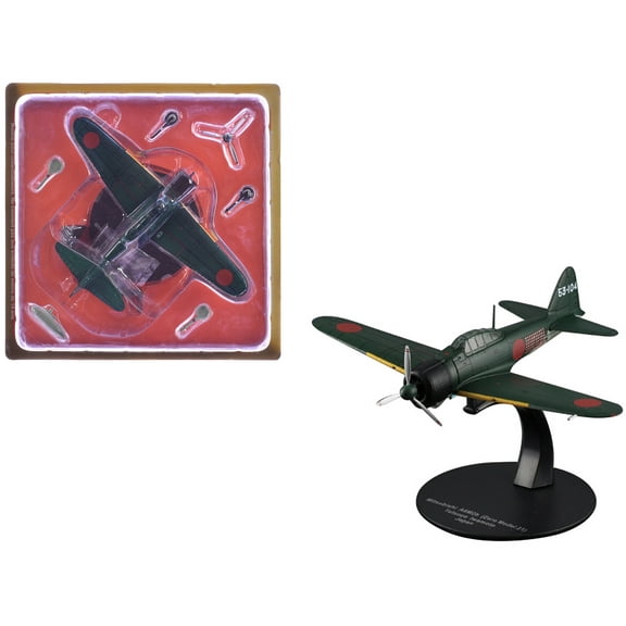 Mitsubishi A6M2B Aircraft "Tetsuzo Iwamoto" Imperial Japanese Navy Air Service 1/72 Diecast Model by DeAgostini