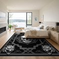 thumbnail image 3 of ODIKA Graphic Gothic Streetwear Bold Anime Dorm Guys Men Skull Beast Refined for Dining Room, Basement, Large Office, Non-Slip Chair-Friendly, 3 of 7