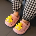 thumbnail image 2 of KKBOTIVE Kids Girls Boys Clogs Cute Garden Shoes Toddler Beach Summer Slides Slippers Indoor Outdoor Child Water Shower Pool Sandals for Daily Footwear, Pink Size: 3-4 Years, 2 of 6