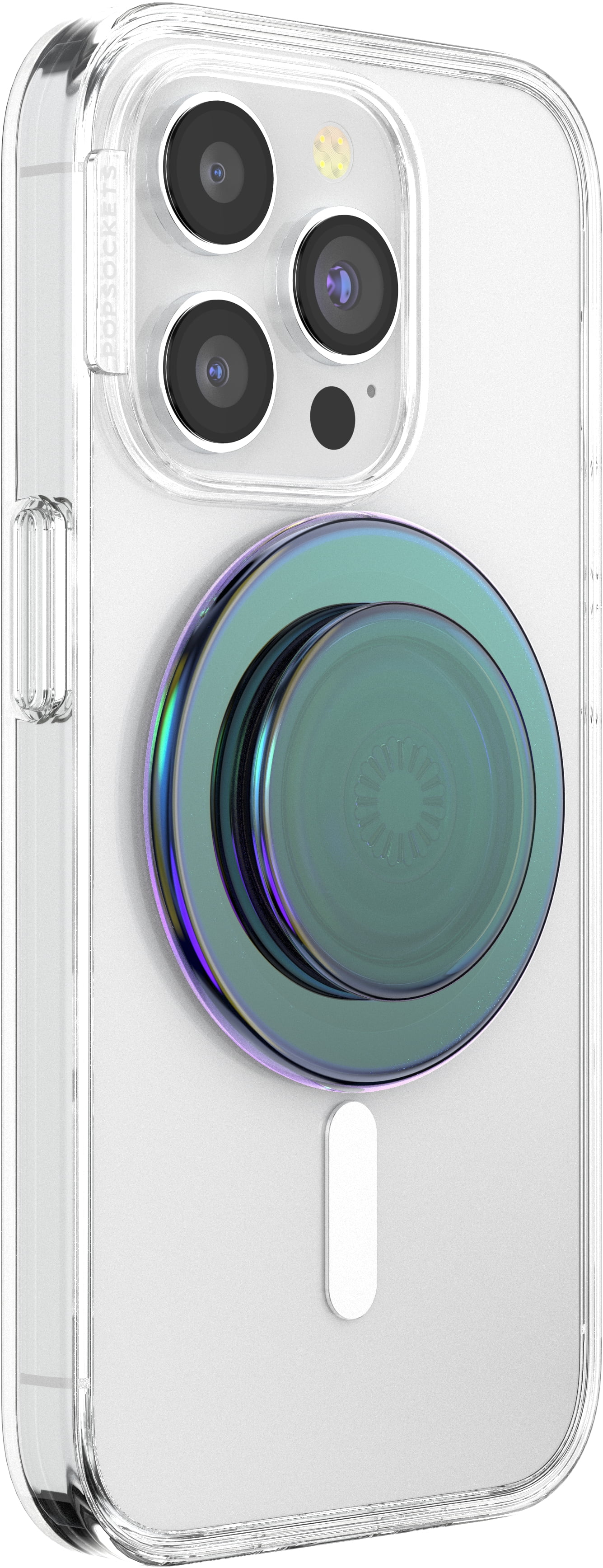 PopSockets PopGrip for MagSafe, Grip and Stand for Phones and Cases, Remove and Reposition, Swappable Top – Nightshade