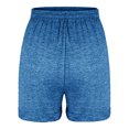 thumbnail image 6 of Bzhegqhd Spring Summer Solid Color Pockets Yoga Drawstring Outwear Sports Shorts for Women, 6 of 7