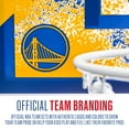 thumbnail image 6 of Franklin Sports NBA Golden State Warriors Over the Door Basketball Hoop - Kids Indoor Basketball Hoop with Mini Basketball - NBA Fan Shop Mini Hoop for Bedroom + Office - Over the Door Mini Hoop Set, 6 of 13
