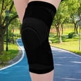 thumbnail image 2 of 1 pair of knee compression sleeves for men and women, sports joint pain relief, running, basketball, 2 of 6