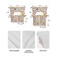 thumbnail image 5 of Colorful Shell Swag Kitchen Curtains Sets for Windows 24 Inch Length, Beige Burlap Summer Beach Coastal Short Window Curtain Panels Swags Valances and Tiers 3 Piece Set for Cafe/Dining Room, 5 of 5