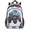 Black, variant on Jiaoprinted Large Blue Monster Trucks Laptop Backpack, 18 Inch Cartoon Car Travel Backpack for Men Women, Work Business Computer Casual Daypack