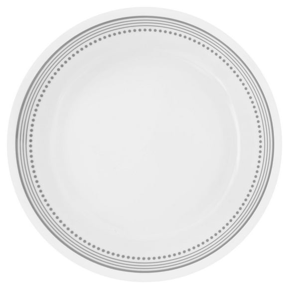 Corelle Livingware Mystic Gray 8.5" Lunch Plate (Set of 8)